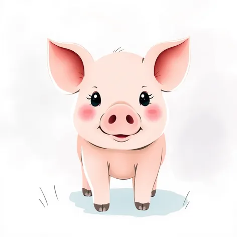 piglet drawing