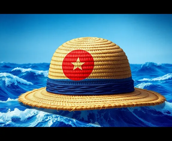 straw hat flag transparent