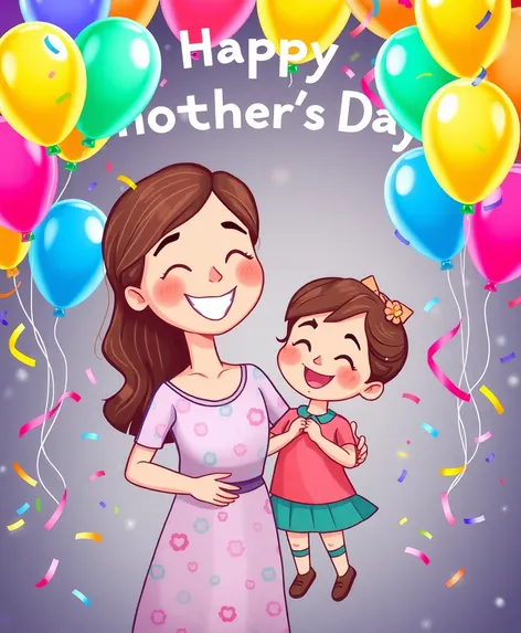 animation happy mother day