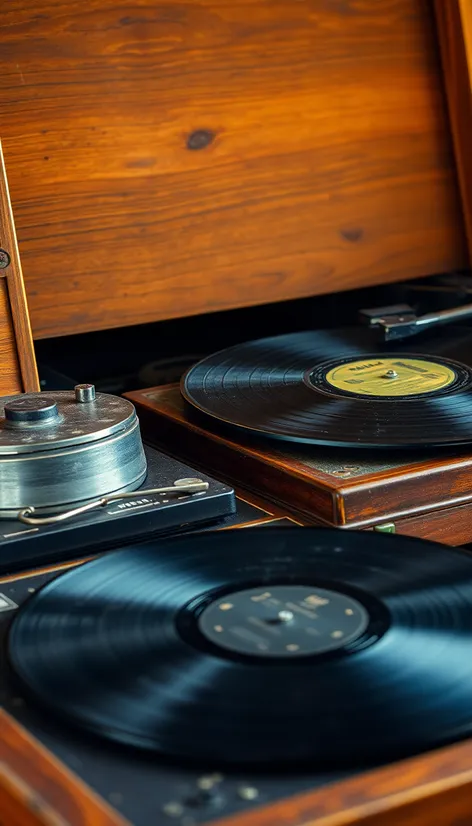 old vinyl record player