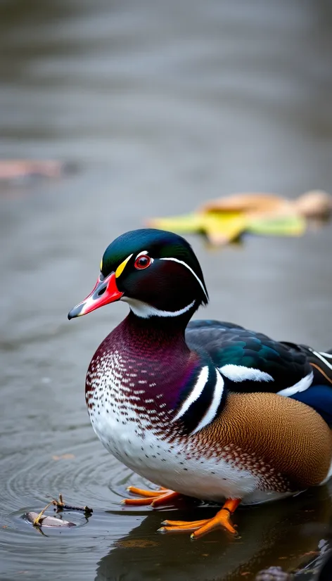 drake wood duck