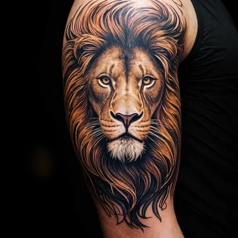 lion tattoo for forearm