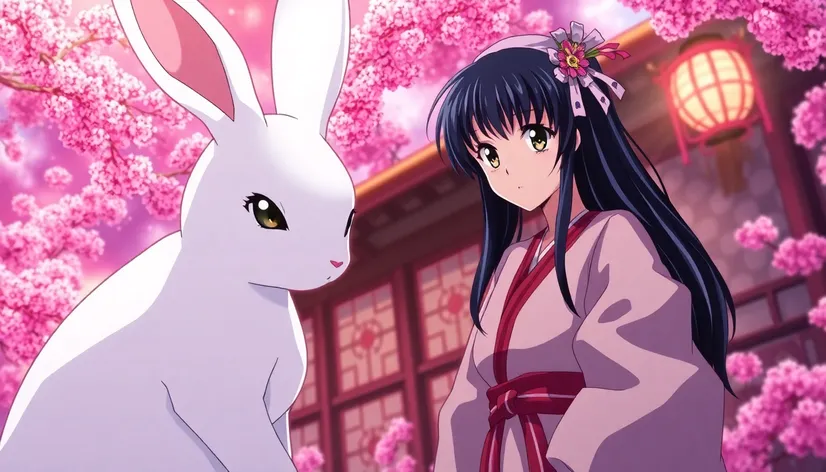 white rabbit anime