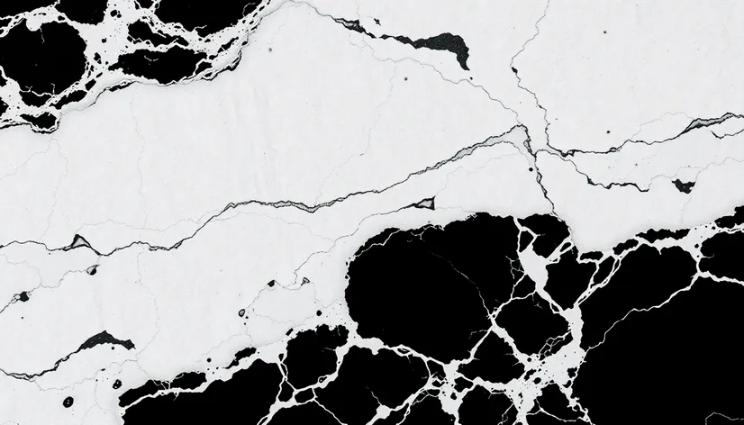 white marble black