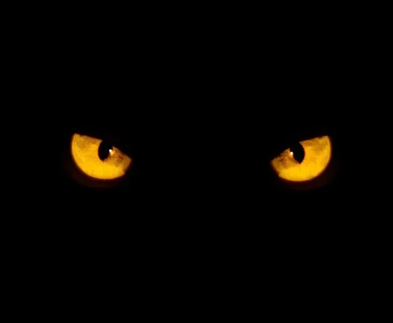 glowing golden eyes