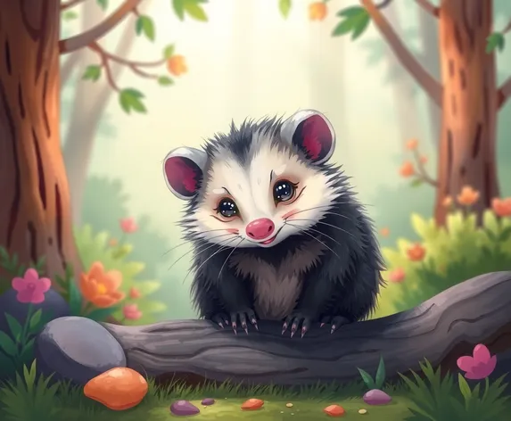 possum drawing