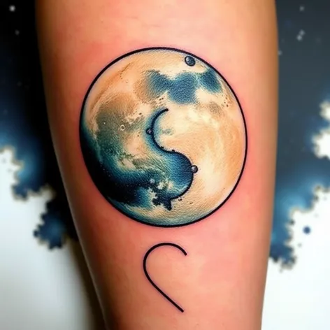 moon phase tattoo