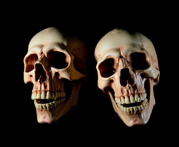 open mouth skulls