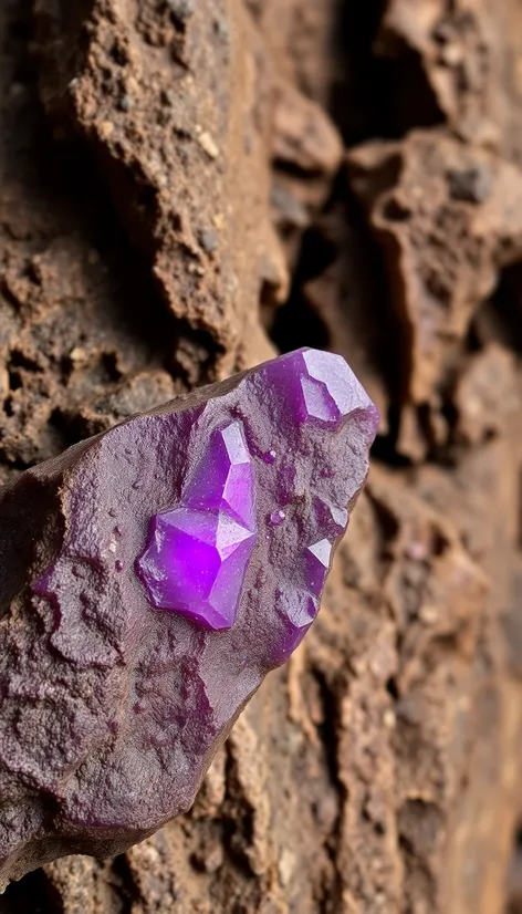 purple colour stone