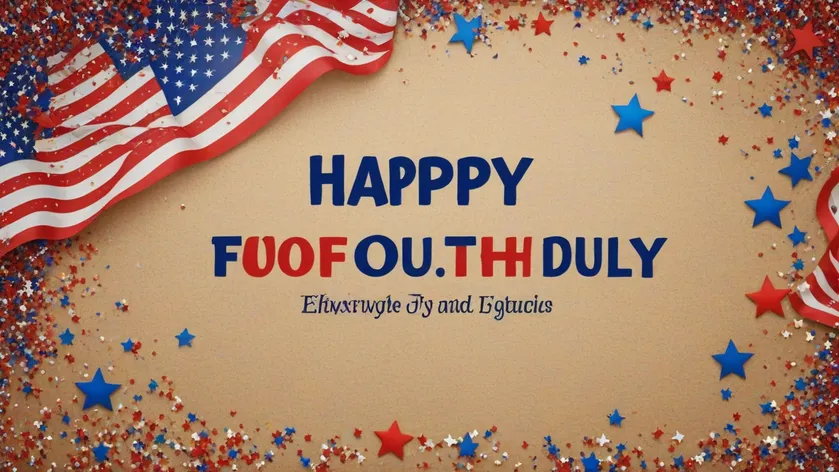 happy fourth of july