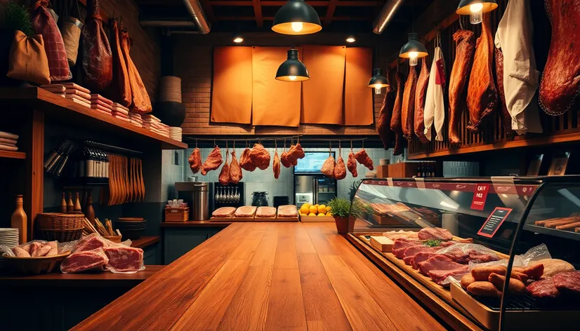 upscale butcher shop images