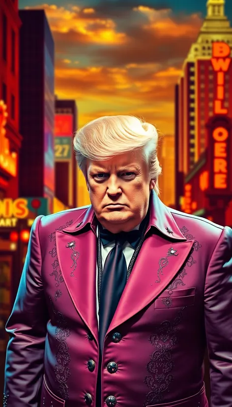 trump elvis photo