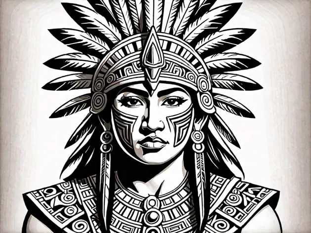 aztec warrior tattoo