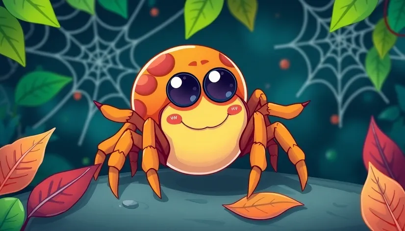 cute spider drawing