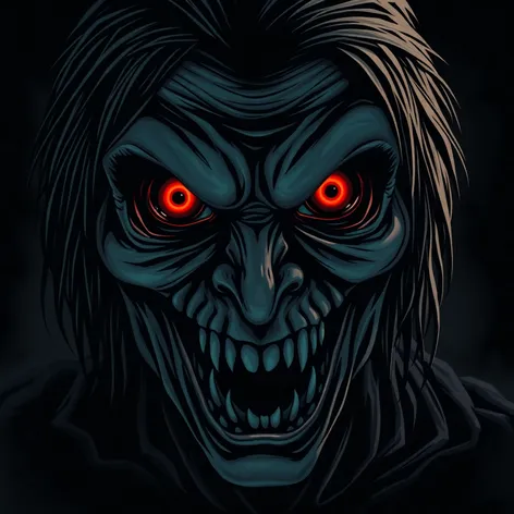 scary face png