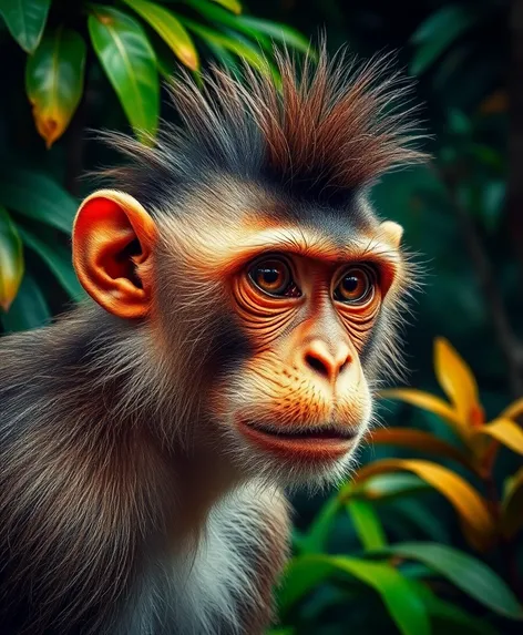 monkey haircut