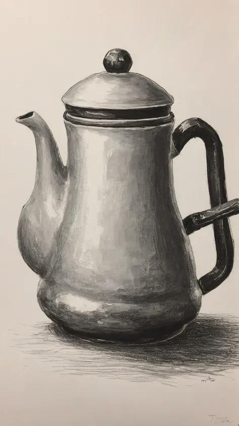 tea pot drawing