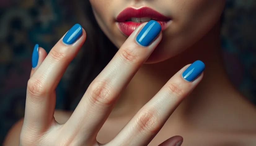 blue nail colors