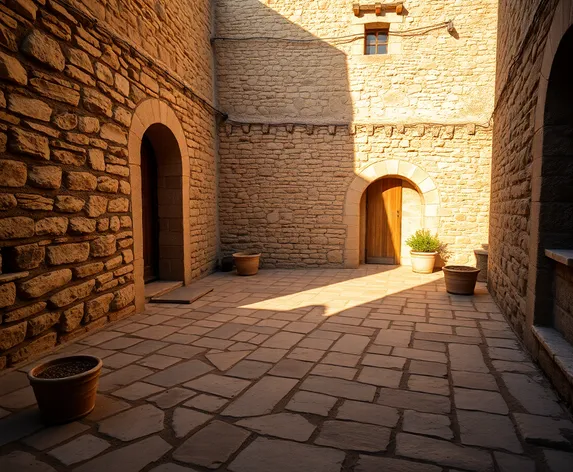 sandstone patio