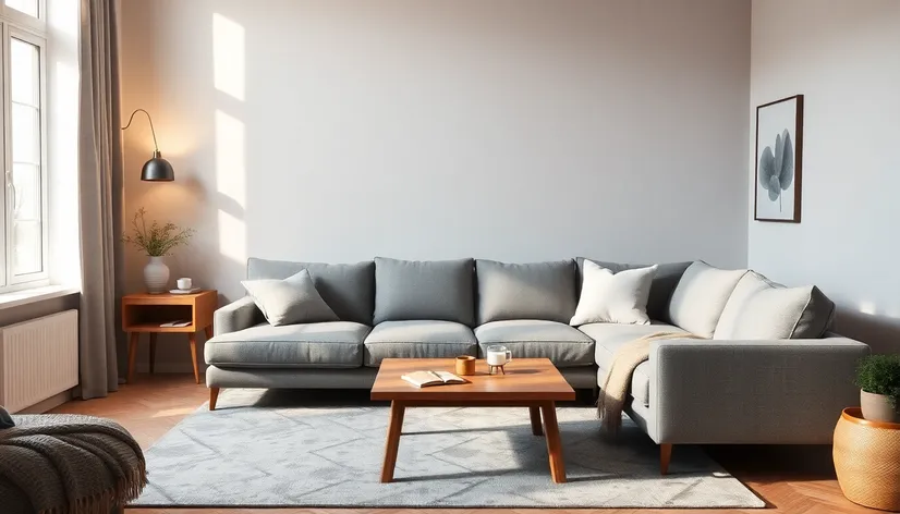 grey sofa living room