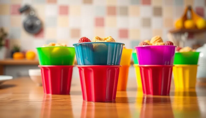 plastic dessert cups