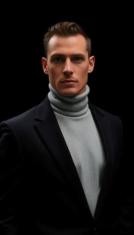 turtleneck suit