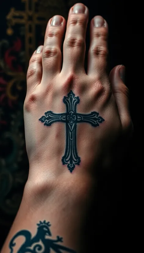 tattoo of a cross