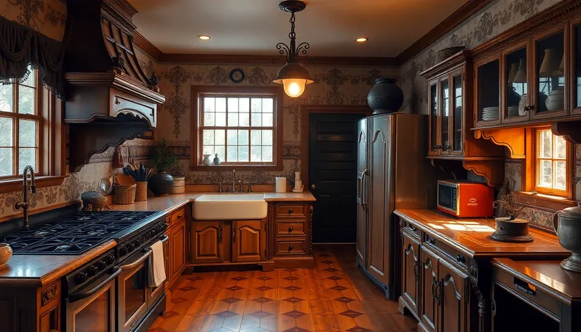 victorian style kitchen