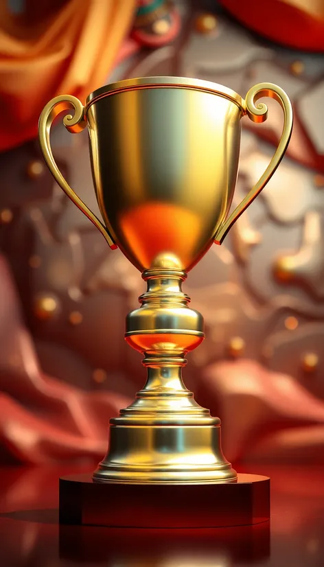 stylized 3d trophy