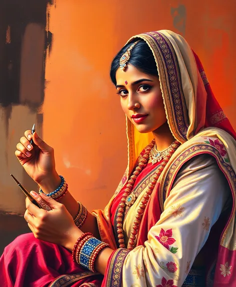 indian painter painting