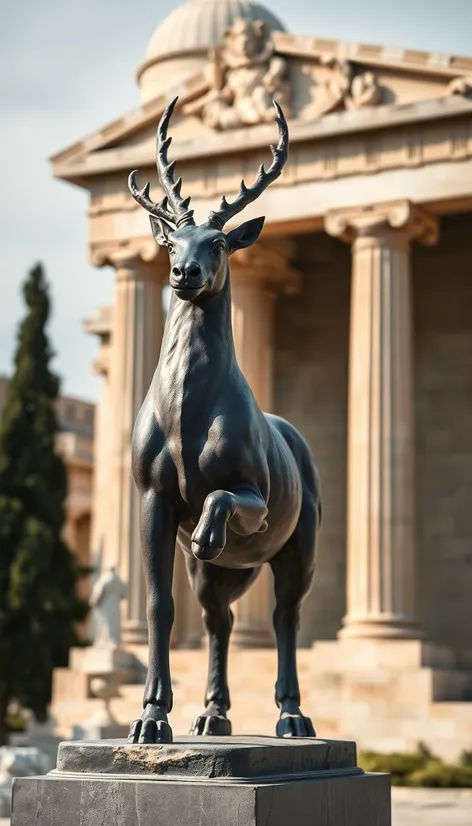 deer centaur sculpture