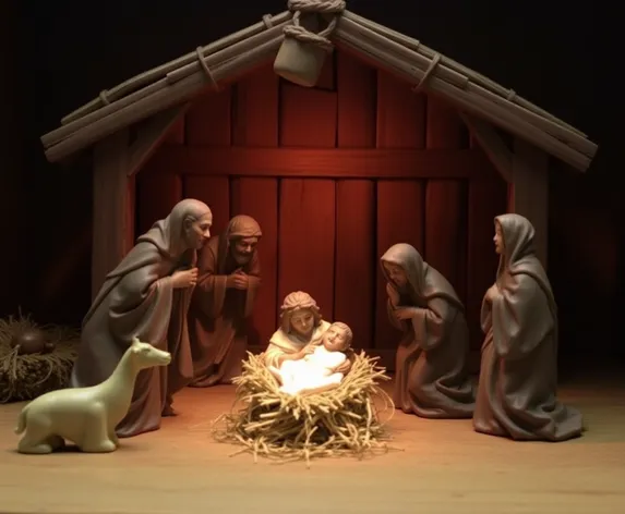 jesus in a manger