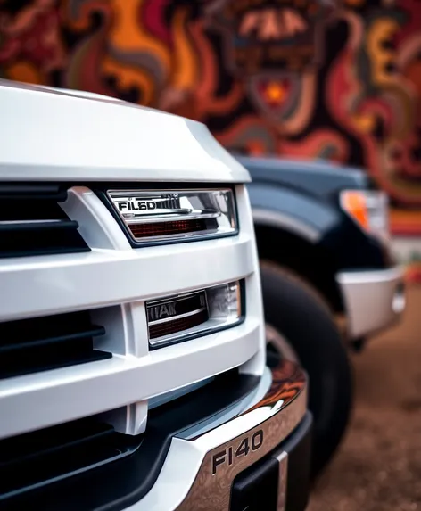 white f150 grill