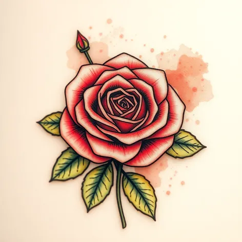 rose tattoo design