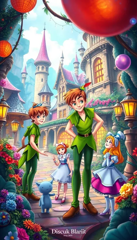 peter pan alice in