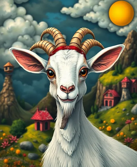 anthropomorphic goat