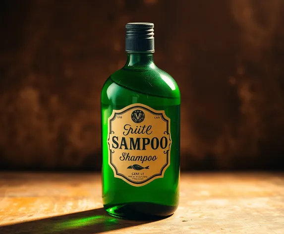 green bottle shampoo