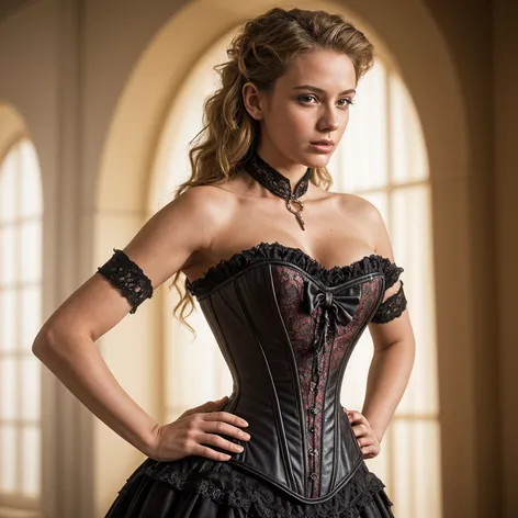 Sexy women in corsets.