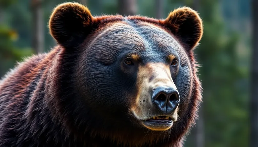 bears head animal