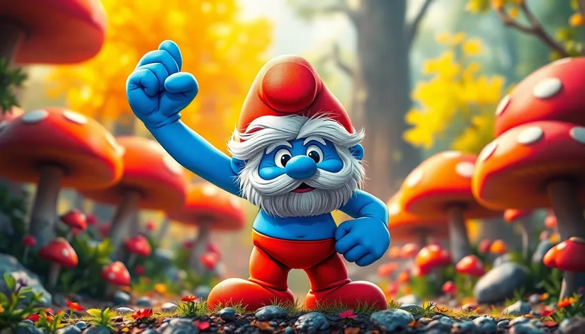 buff papa smurf