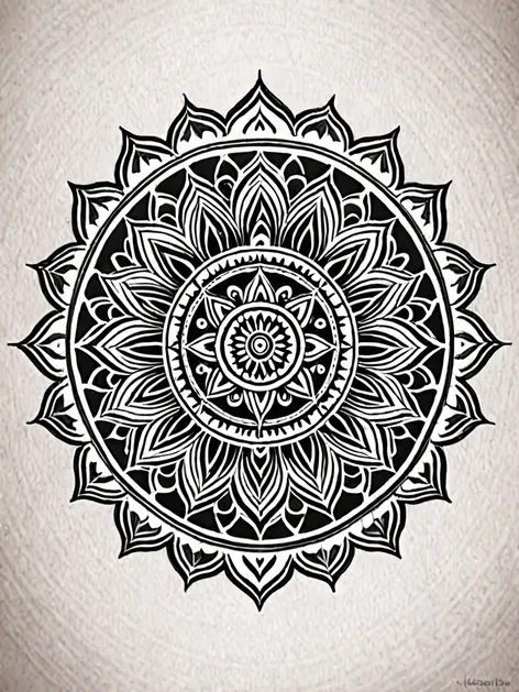 mandala tattoo men