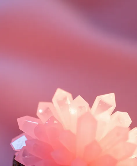 pink crystals