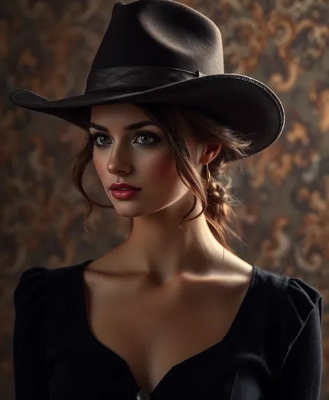 female stetson hats