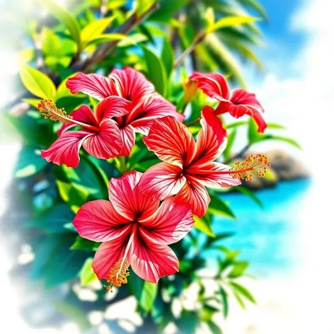 hibiscus drawing