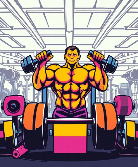 gym vector art