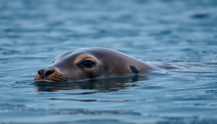 seal with cow head