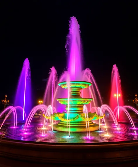 monument circle fountains indianapolis