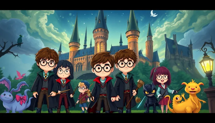 harry potter cartoon pics