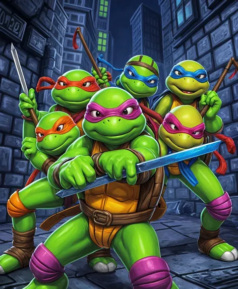 ninja turtle coloring