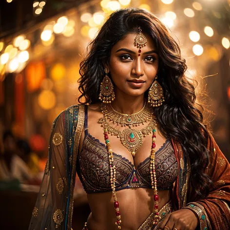 Indian woman huge bra